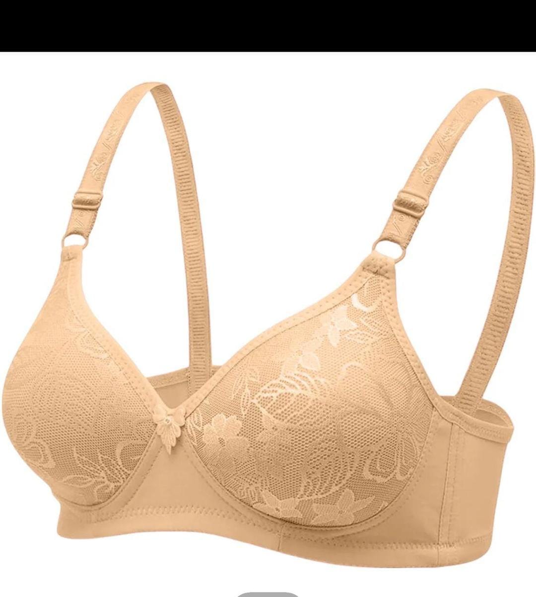 Multicolor Cotton Sequined Padded Bra – Breathable & Stylish - Image 4